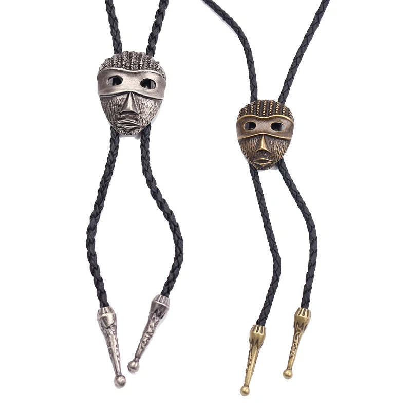 Vintage Mask Pendant Necklace Personalized Cool Bolo Tie Adjustable Braided Rope Choker Jewelry Necklace Diy Components
Vintage Mask Pendant Necklace Personalized Cool Bolo Tie Adjustable Braided Rope Choker Jewelry Necklace Diy Components