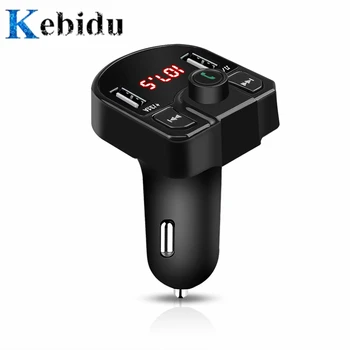 Kebidu Dual USB Bluetooth Car Charger For Phone Charger FM Transmitter MP3 Radio Player Voltage LED Display Support TF Card USB
Kebidu Dual USB Bluetooth Car Charger For Phone Charger FM Transmitter MP3 Radio Player Voltage LED Display Support TF Card USB