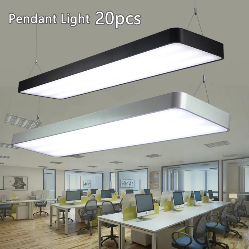 20pcs /lot LED Pendant Light LED office chandelier Black silver Hanging Suspension Panel Droplight For Office Dining Room Table
20pcs /lot LED Pendant Light LED office chandelier Black silver Hanging Suspension Panel Droplight For Office Dining Room Table