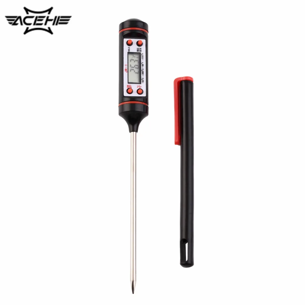 Accurate Kitchen BBQ Digital Probe Electronic Thermometer Barbecue Food Cooking Termometro Temperature Measuring Tool & Pen Cap
Accurate Kitchen BBQ Digital Probe Electronic Thermometer Barbecue Food Cooking Termometro Temperature Measuring Tool & Pen Cap
