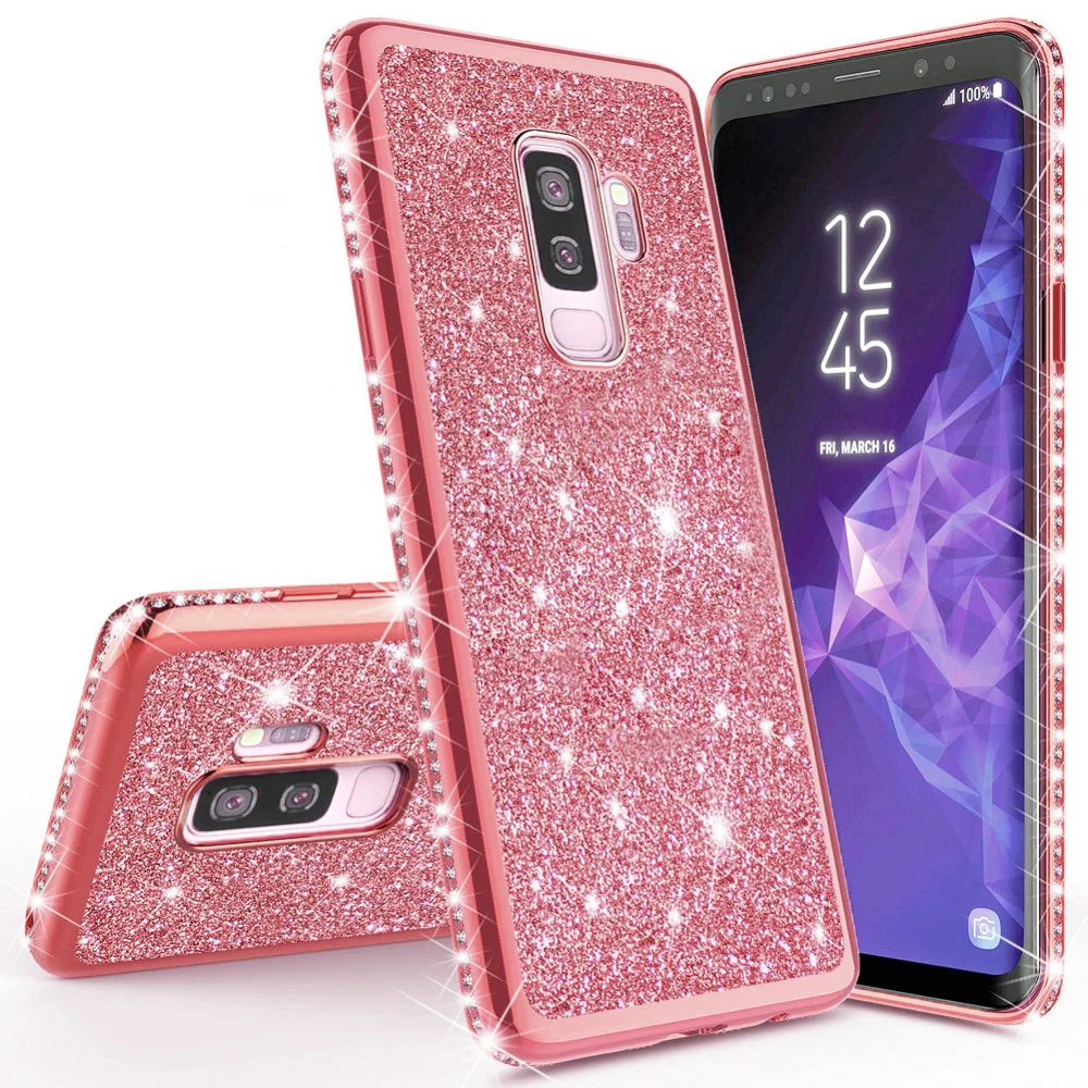 Luxury Shining Powder Glitter Diamond Case For Samsung Galaxy S9 S8 Plus S7 Edge Slim Soft TPU Cases For Samsung S8 S9 Note 9 8
Luxury Shining Powder Glitter Diamond Case For Samsung Galaxy S9 S8 Plus S7 Edge Slim Soft TPU Cases For Samsung S8 S9 Note 9 8