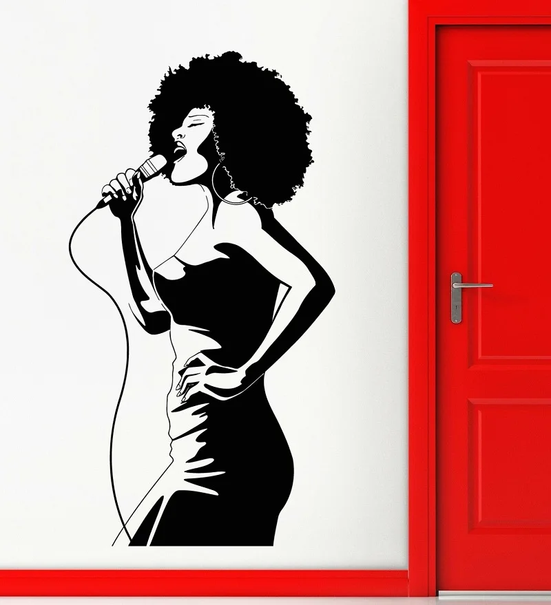 Wall Sticker Vinyl Applique Hot Sexy Girl Black Lady African Singer Poster Home Bedroom Art Design Decoration 2YY43
Wall Sticker Vinyl Applique Hot Sexy Girl Black Lady African Singer Poster Home Bedroom Art Design Decoration 2YY43