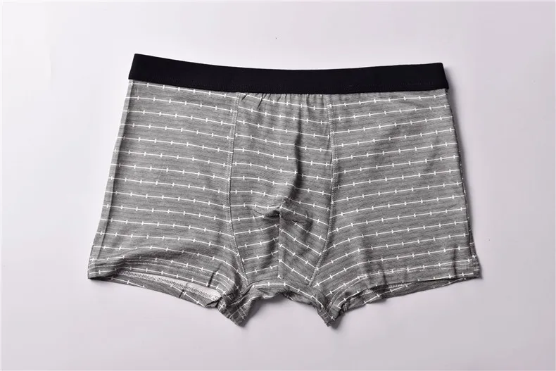 4PCS Lot Brand Men Boxers Underwear Male Boxer Short Striped Mens Bodysuit UnderPants Breathable Modal Boxershorts Plus Size 5XL 11