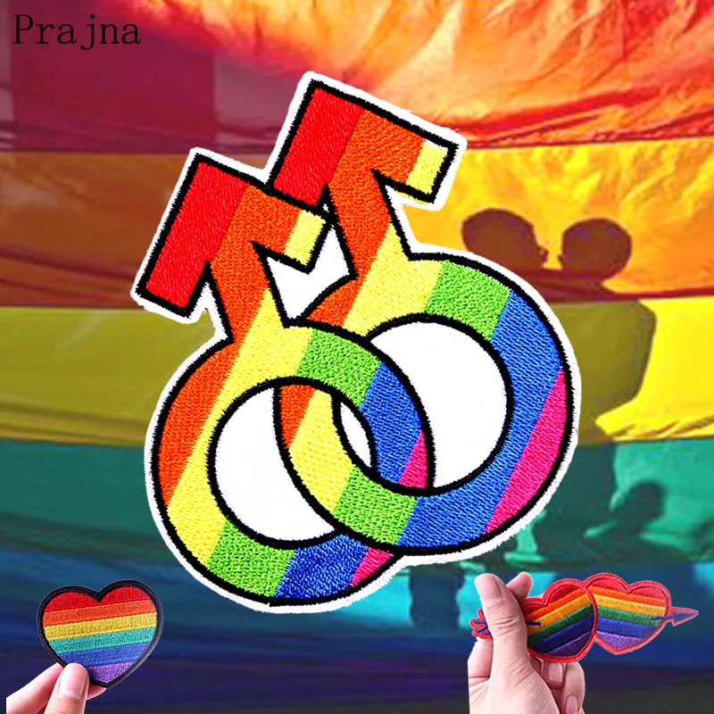 Prajna DIY Flag Gay Pride Patch Embroidered Patches For Clothing Iron on Patches On Clothes Rainbow Patch Applique Decor Sticker
Prajna DIY Flag Gay Pride Patch Embroidered Patches For Clothing Iron on Patches On Clothes Rainbow Patch Applique Decor Sticker