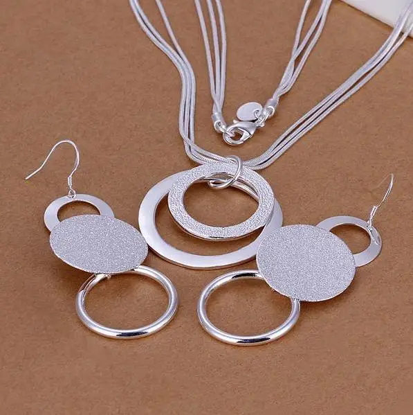 Factory price top quality Silver Plated & Stamped 925 set big circle round double circle pendant with three circle earring drop
Factory price top quality Silver Plated & Stamped 925 set big circle round double circle pendant with three circle earring drop