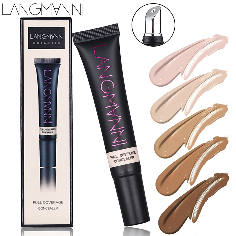 Langmanni 10ml Full Cover Liquid Concealer Moisturizing Oil-control Waterproof Contour Makeup Face Primer Face Cream Concealer
Langmanni 10ml Full Cover Liquid Concealer Moisturizing Oil-control Waterproof Contour Makeup Face Primer Face Cream Concealer