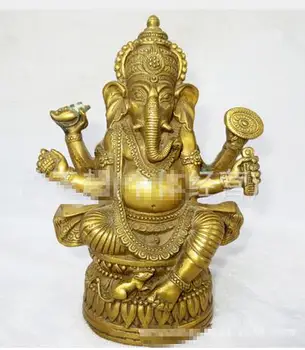 Copper Elephant God Tibet Culture Brass Ganapati Ganesh Lord Ganesha Statue Buddha Home Office wholesale factory Bronze Arts
Copper Elephant God Tibet Culture Brass Ganapati Ganesh Lord Ganesha Statue Buddha Home Office wholesale factory Bronze Arts