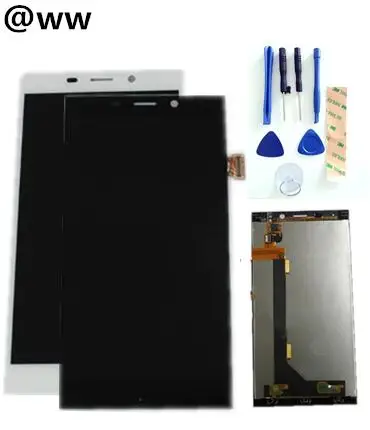 Черный/белый ЖК + TP для BLU life pure XL L260L L259L дисплей с сенсорным экраном дигитайзер