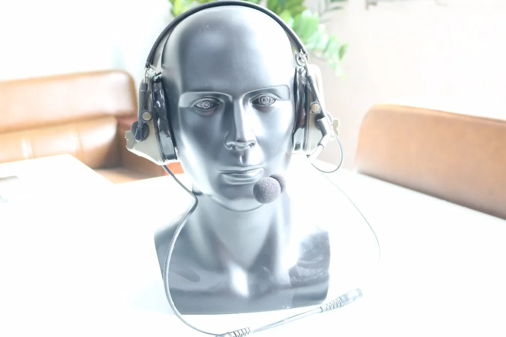 TAC-SKY COMTAC II Silicone earmuff daul version Noise reduction pickup headset -FG
TAC-SKY COMTAC II Silicone earmuff daul version Noise reduction pickup headset -FG