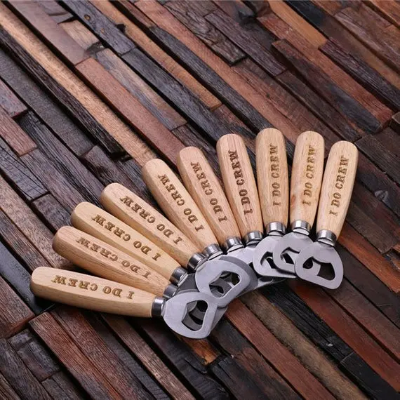 Personalized wooden engraved wedding Bottle Opener groomsman i do crew thank you Gifts opener birthday Valentine's day gifts
Personalized wooden engraved wedding Bottle Opener groomsman i do crew thank you Gifts opener birthday Valentine's day gifts
