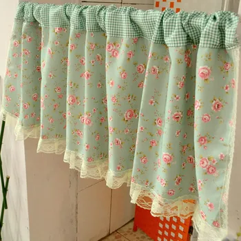 Good look Fashion elegant Pastoral style semi-shade home decoration curtain Kitchen window curtain short curtains green 50*150cm
Good look Fashion elegant Pastoral style semi-shade home decoration curtain Kitchen window curtain short curtains green 50*150cm