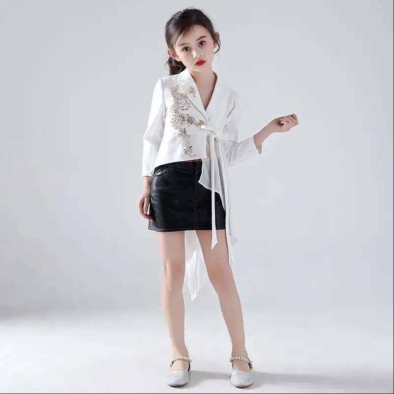 High-end children dress beading Bright diamond design princess gown Sets Girls Catwalk evening Dress Modis kids clothes Y1636
High-end children dress beading Bright diamond design princess gown Sets Girls Catwalk evening Dress Modis kids clothes Y1636