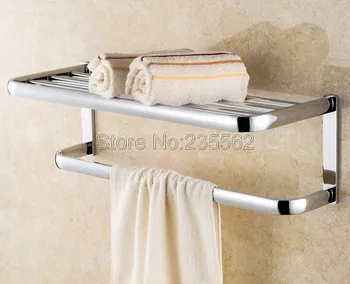 Bathroom Accessories / Wall Mounted Modern Shower Towel Bar Towel Rack Rails Holder Chrome Brass Finish lba831
Bathroom Accessories / Wall Mounted Modern Shower Towel Bar Towel Rack Rails Holder Chrome Brass Finish lba831