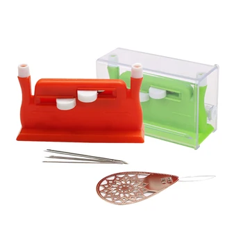Sewing Needle Threader with 5pcs Sewing Needle Wire Stitch Insert Craft Threader Tool DIY Sewing Accessories
Sewing Needle Threader with 5pcs Sewing Needle Wire Stitch Insert Craft Threader Tool DIY Sewing Accessories