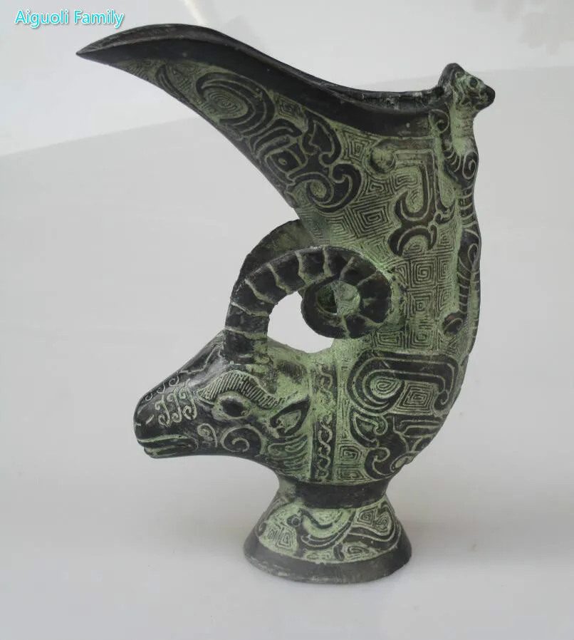 Collectible Home Decorated Chinese Old Bronze Handmade Carved Sheep Vase/Metal Vase Free Shipping
Collectible Home Decorated Chinese Old Bronze Handmade Carved Sheep Vase/Metal Vase Free Shipping
