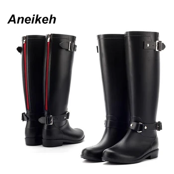 Aneikeh PVC Women Rain Boots Girls Ladies Rubber Shoes For Casual Walking Outdoor Mid-calf Waterproof Female Low Heel Shoe
Aneikeh PVC Women Rain Boots Girls Ladies Rubber Shoes For Casual Walking Outdoor Mid-calf Waterproof Female Low Heel Shoe