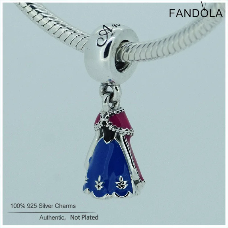 High Quality DIY Beads 925 Sterling Silver Jewelry Anna Dress Mixed Enamel Charm Fits European Silver Charm Bracelet Making
High Quality DIY Beads 925 Sterling Silver Jewelry Anna Dress Mixed Enamel Charm Fits European Silver Charm Bracelet Making