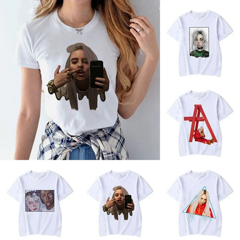 Hip Hop Billie Eilish T Shirt Casual T-shirt O-Neck Short Sleeves Shirt Summer Men Women Tshirt Tee Shirt Top
Hip Hop Billie Eilish T Shirt Casual T-shirt O-Neck Short Sleeves Shirt Summer Men Women Tshirt Tee Shirt Top