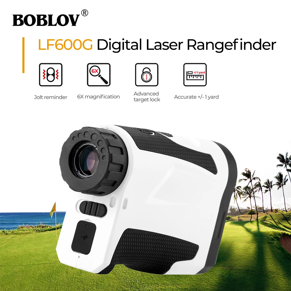 LF600G Laser Distance Meter Telescope Golfing Rangefinder Binocular 6X Magnification Handheld Monocular Hunting Range | Спорт и