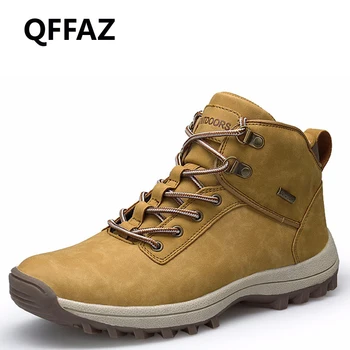 QFFAZ Brand Men Boots Big Size 39-46 Autumn Winter Mens Leather Fashion Sneakers Lace Up Outdoor Mountain Men Shoes Waterproof
QFFAZ Brand Men Boots Big Size 39-46 Autumn Winter Mens Leather Fashion Sneakers Lace Up Outdoor Mountain Men Shoes Waterproof