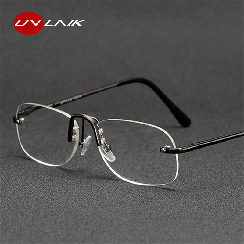 UVLAIK Presbyopic Reading Glasses Men Women Anti-blue Frameless Reading Eye Glasses Anti Radiation Metal Eyewear
UVLAIK Presbyopic Reading Glasses Men Women Anti-blue Frameless Reading Eye Glasses Anti Radiation Metal Eyewear