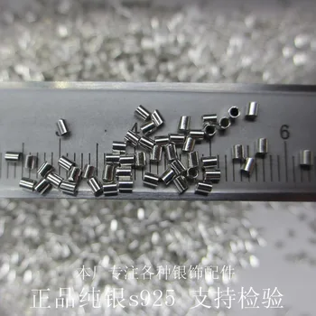 925 silver DIY 2mm Tube Beads,Necklace Bracelet Connectors,End Caps Beads Jewelry Finding Y0137
925 silver DIY 2mm Tube Beads,Necklace Bracelet Connectors,End Caps Beads Jewelry Finding Y0137