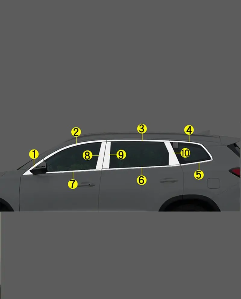 high quality Stainless Steel Door Window Trims window trim cover trim for Chery Tiggo 8 2018 2019 Car Styling
high quality Stainless Steel Door Window Trims window trim cover trim for Chery Tiggo 8 2018 2019 Car Styling