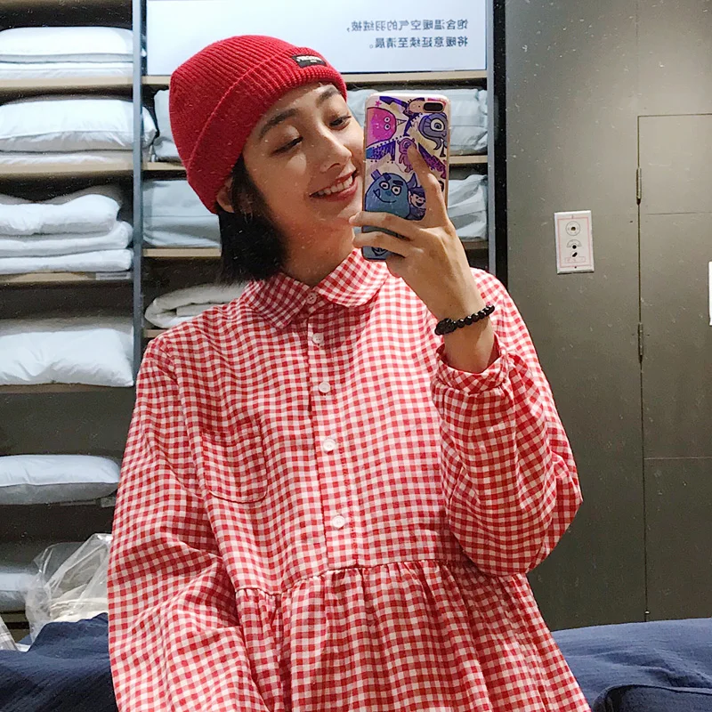 Women's Dresses Ins Lady Kawaii Ulzzang Chic Sweet Plaid Dress Punk Cute Female Vintage Harajuku Clothes For Women Casual
Women's Dresses Ins Lady Kawaii Ulzzang Chic Sweet Plaid Dress Punk Cute Female Vintage Harajuku Clothes For Women Casual
