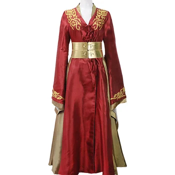 Game of Thrones Cosplay Cersei Lannister Costume Adult Women Queen Cersei Long Red Dress Halloween Carnival Costume
Game of Thrones Cosplay Cersei Lannister Costume Adult Women Queen Cersei Long Red Dress Halloween Carnival Costume