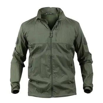 Men Thin Elastic Breathable Tactical CAMO Jackets Sun & UV Protection Waterproof Camouflage Army Jackets Skin military Jacket
Men Thin Elastic Breathable Tactical CAMO Jackets Sun & UV Protection Waterproof Camouflage Army Jackets Skin military Jacket
