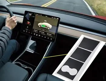 Car Center Console Decoration Cover Sticker Vinyl Wrap Kit Carbon Fiber Black For Tesla Model3 Interior Mouldings
Car Center Console Decoration Cover Sticker Vinyl Wrap Kit Carbon Fiber Black For Tesla Model3 Interior Mouldings