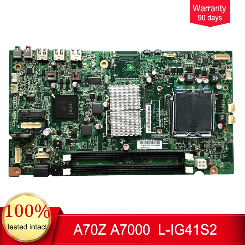 For Lenovo A70Z A7000 E4980I E4960I AIO Motherboard PIG41F L-IG41S2 Mainboard 100%tested fully work
For Lenovo A70Z A7000 E4980I E4960I AIO Motherboard PIG41F L-IG41S2 Mainboard 100%tested fully work
