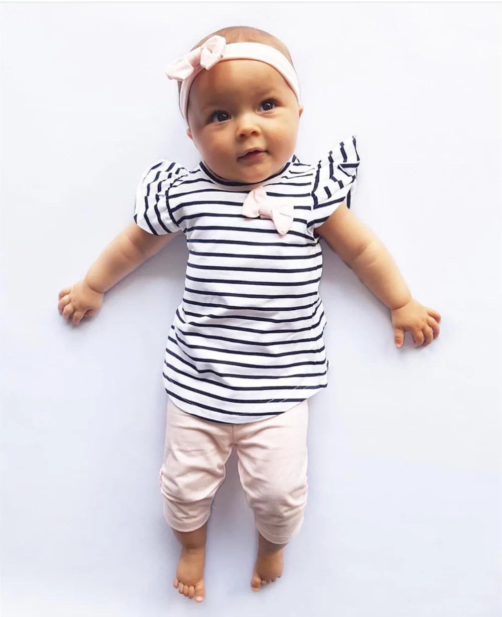 Summer Toddler Baby Girl Clothes Short Sleeve Cute Pink Bow Tops+Casual Pants+Headband 3Pcs Newborn Infant Clothing Suit
Summer Toddler Baby Girl Clothes Short Sleeve Cute Pink Bow Tops+Casual Pants+Headband 3Pcs Newborn Infant Clothing Suit