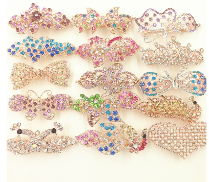 Ladies Girl Minimalist Style Hair Clips Metal Alloy Pretty bow HOPE DREAM Glitter Rhinestone Hairpins Wedding Barrette
Ladies Girl Minimalist Style Hair Clips Metal Alloy Pretty bow HOPE DREAM Glitter Rhinestone Hairpins Wedding Barrette