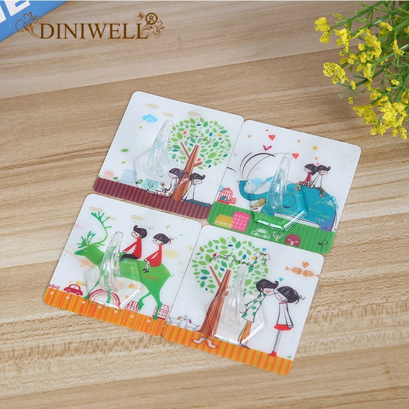 DINIWELL Strong Cartoon Hooks Bathroom Organizer Waterproof Traceless Sticker Hanger Lasting Wall Hanging Self Adhesive Hooks
DINIWELL Strong Cartoon Hooks Bathroom Organizer Waterproof Traceless Sticker Hanger Lasting Wall Hanging Self Adhesive Hooks