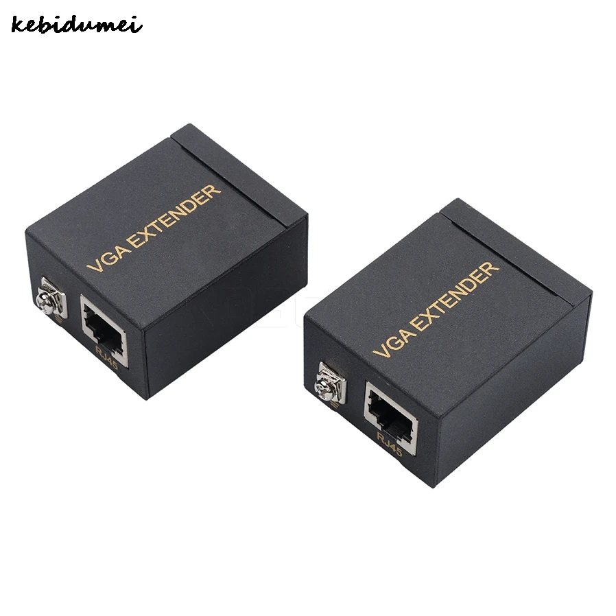 Kebidumei 60m VGA Extender To Lan Cat5 Cat5e RJ45 Ethernet Female Network Signal Extender Sender Transmitter Receiver Adapter
Kebidumei 60m VGA Extender To Lan Cat5 Cat5e RJ45 Ethernet Female Network Signal Extender Sender Transmitter Receiver Adapter