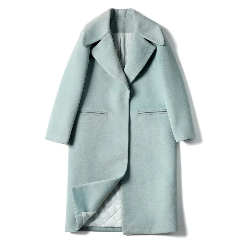 2019 winter women new Korean version Straight thick woolen coat female Slim large size a buckle lapel long section woolen coat
2019 winter women new Korean version Straight thick woolen coat female Slim large size a buckle lapel long section woolen coat
