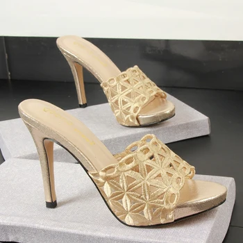 2019 Slippers Women Fashion Peep Toe Sandals Women Shoes Thin Heel Slippers Women Summer High Heel 10CM Platform Female Sandals
2019 Slippers Women Fashion Peep Toe Sandals Women Shoes Thin Heel Slippers Women Summer High Heel 10CM Platform Female Sandals