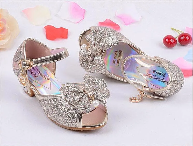 Girls Princess Leather Shoes-17