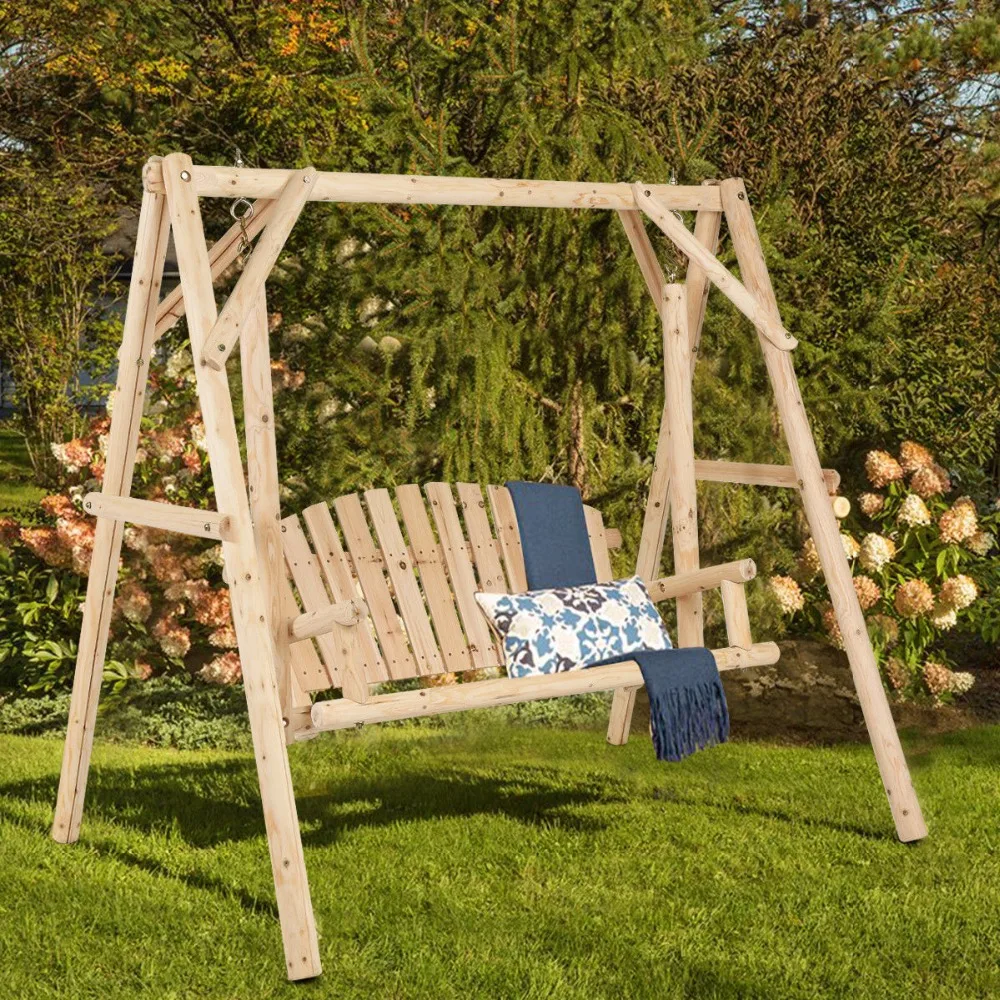 Swinging garden bench