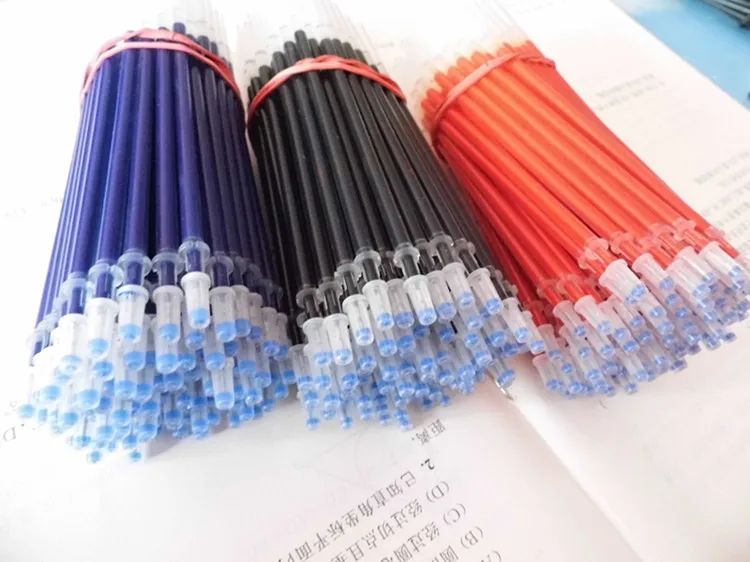 100Pcs Neutral Ink Gel Pen 0.5mm Refill Neutral Pen Good Quality Bullet Refill 3 Colors For Office and School High quality !!
100Pcs Neutral Ink Gel Pen 0.5mm Refill Neutral Pen Good Quality Bullet Refill 3 Colors For Office and School High quality !!
