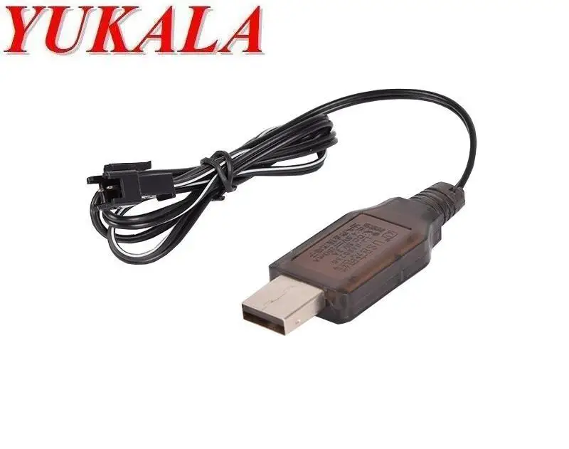 YUKALA USB charger cable for 4.8V Ni-CD 4.8v Ni-MH battery with SM 2P plug 2pcs/lot
YUKALA USB charger cable for 4.8V Ni-CD 4.8v Ni-MH battery with SM 2P plug 2pcs/lot
