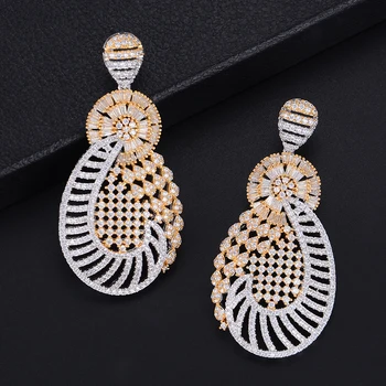 64mm Popular Drop Pierced Geometry Pendant Hollow Cubic Zirconia Dangle Drop Earrings For Women Girls
64mm Popular Drop Pierced Geometry Pendant Hollow Cubic Zirconia Dangle Drop Earrings For Women Girls