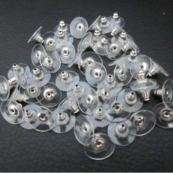 200 pcs Silicon Stud Earring Back Stoppers Ear Post Nuts Jewelry Findings And Components Gold and Silver Color X3R8C
200 pcs Silicon Stud Earring Back Stoppers Ear Post Nuts Jewelry Findings And Components Gold and Silver Color X3R8C