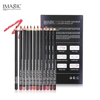 IMAGIC lipliner pen Fashion Lasting Moisture Lipliner Waterproof Lip Liner Stick Waterproof Pencil 12 Color with 1Pcs sharpener
IMAGIC lipliner pen Fashion Lasting Moisture Lipliner Waterproof Lip Liner Stick Waterproof Pencil 12 Color with 1Pcs sharpener