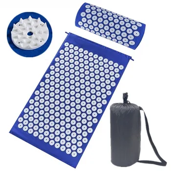 Massage Mat Acupressure Mat and Pillow Set for Back and Neck Pain Relief Stress Tension Muscle Relaxation Yoga Massager Cushion
Massage Mat Acupressure Mat and Pillow Set for Back and Neck Pain Relief Stress Tension Muscle Relaxation Yoga Massager Cushion