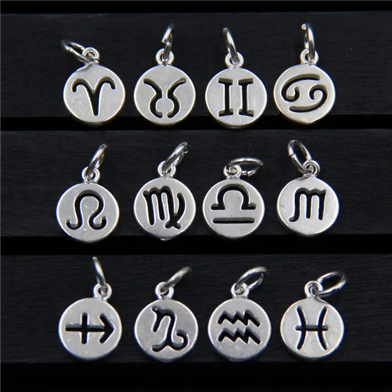 100% 925 Sterling Silver 12 constellations Medallion Charms 12mm Hollow Craft Women Men Pendants DIY Jewelry Making Accessories
100% 925 Sterling Silver 12 constellations Medallion Charms 12mm Hollow Craft Women Men Pendants DIY Jewelry Making Accessories