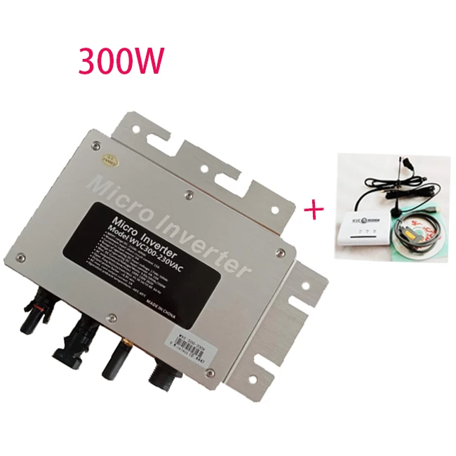 300W Solar Grid Tie Micro Inverter WVC300 Micro inverter with 433MHz Wireless Monitoring function+ WVC modem Waterproof IP65
300W Solar Grid Tie Micro Inverter WVC300 Micro inverter with 433MHz Wireless Monitoring function+ WVC modem Waterproof IP65