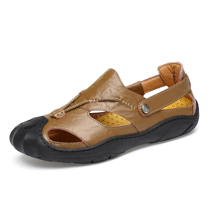 Fashion Summer Shoes Men Beach Casual Shoes Handmade Leather men Sandals Non-slip Men's Beach Slippers
Fashion Summer Shoes Men Beach Casual Shoes Handmade Leather men Sandals Non-slip Men's Beach Slippers