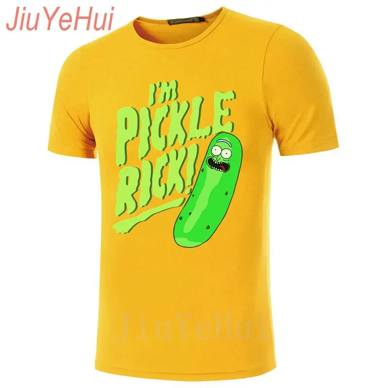 2018 Casual new I am pickle rick T Shirts Rick and Morty Tshirt Man Short Sleeve Custom Men Tshirts Camisetas Men's T shirt
2018 Casual new I am pickle rick T Shirts Rick and Morty Tshirt Man Short Sleeve Custom Men Tshirts Camisetas Men's T shirt